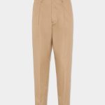 Baumwollhose Mit Einer Bundfalte