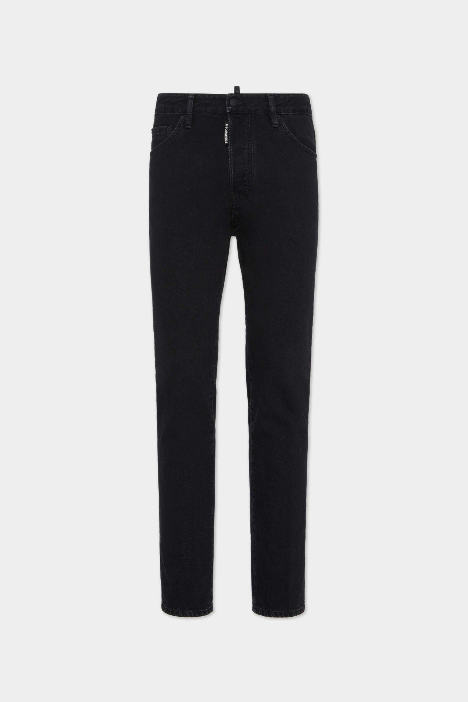 Schwarze, verwaschene Cool Guy-Jeans in Kohle